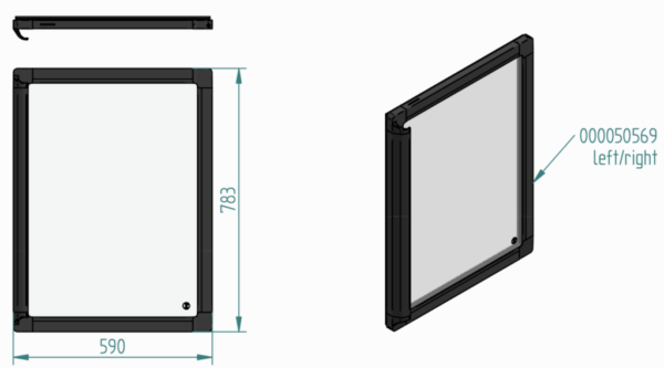 Gamko Glasdeur TBV MG*/150 en MG*/275