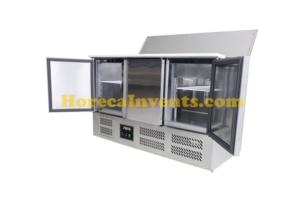 SARO Saladette met 3 deuren, model BALDUR S 903 - Afbeelding 2