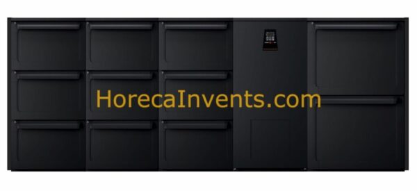 Gamko Flexbar XH/MU met 3x3 Lades Segmenten 3x 1/3 en 1x2 Lade Segment 2x 1/2