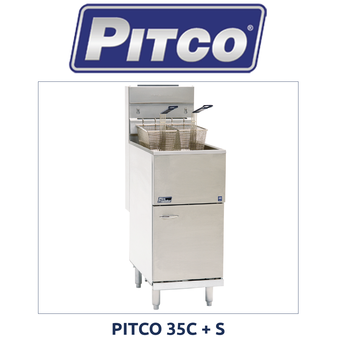 Pitco Friteuse Economy 35C+S