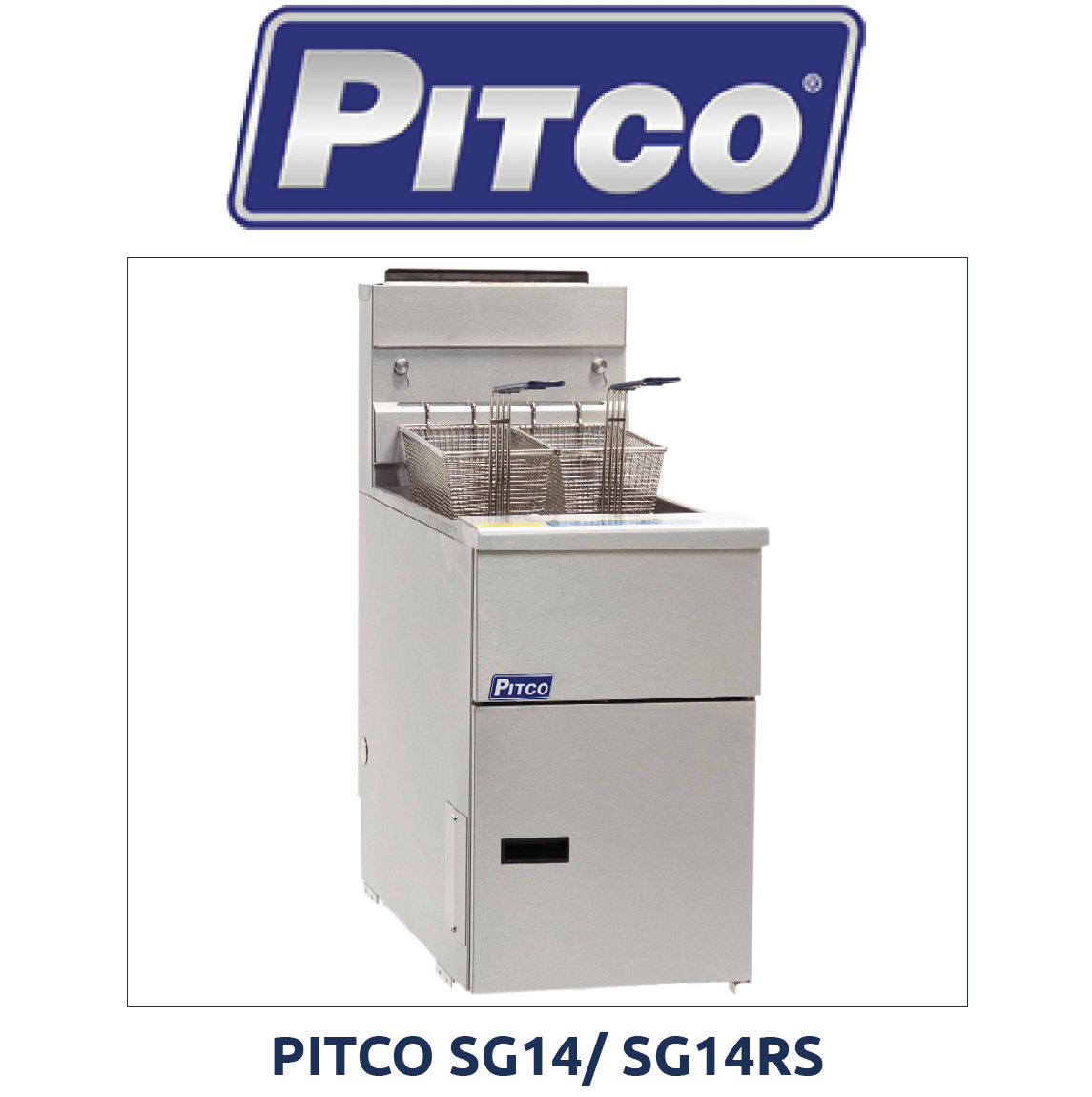 Pitco Friteuse Economy SG14 / SG14RS