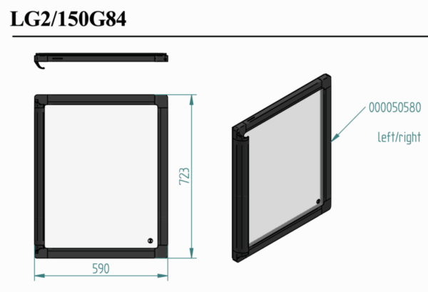 Gamko Glasdeur TBV MG*/140 en LG*/150