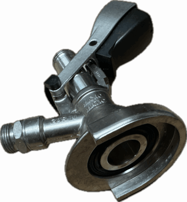 Fustkoppeling Vlak-A Schuif Bieraansluiting 5/8 - CO2 Aansluiting 5/8 (Gebruikt) Grolsch