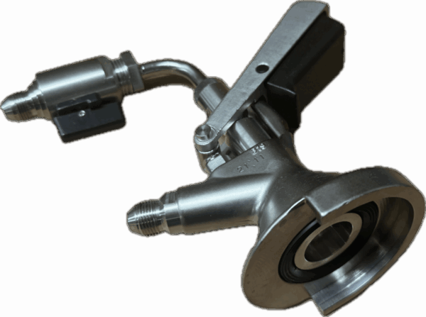 Fustkoppeling Vlak-A Schuif Bieraansluiting 3/8 - CO2 Aansluiting 3/8 (NIEUW) Micro Matic