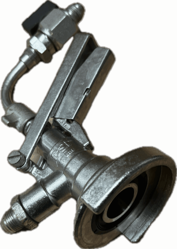 Fustkoppeling Vlak-A Schuif Bieraansluiting 3/8 - CO2 Aansluiting 3/8 (Gebruikt) DSI