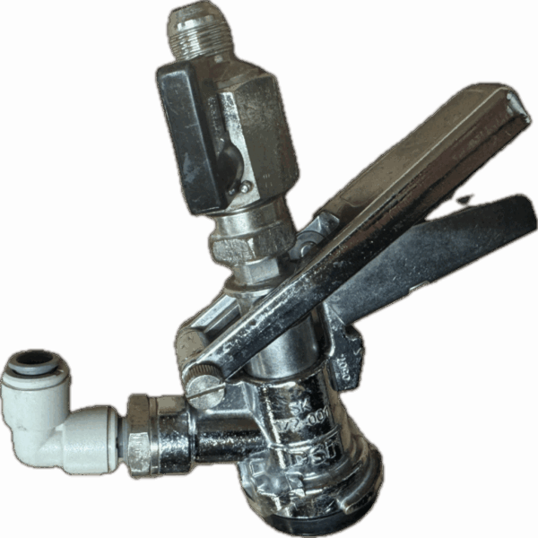 Fustkoppeling Bajonet Bieraansluiting 3/8 CO2 Aansluiting John Guest (Gebruikt) DSI