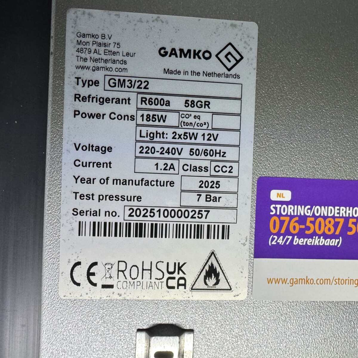 Gamko GM3/22 Barkoeling 2 Deurs ZGAN 2025-10 (GR) - Afbeelding 4