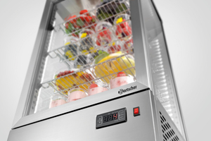 Bartscher Minikoelvitrine 78L Edelstaal - Afbeelding 7