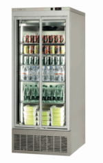 Foster SGD700U RVS Schuifdeuren Vitrine Koelkast 2024 ZGAN / NIEUW