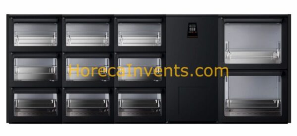 Gamko Flexbar XH/MU met 3x3 Lades Segmenten 3x 1/3 en 1x2 Lade Segment 2x 1/2 (Glas)