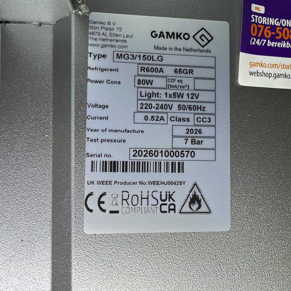 Gamko Maxiglass MG3/150LG ZGAN 2026-01 (GR) - Afbeelding 7