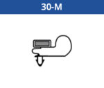 Deurrubber / Magneetraam 30-M Met Magneet (Alleen op Aanvraag)