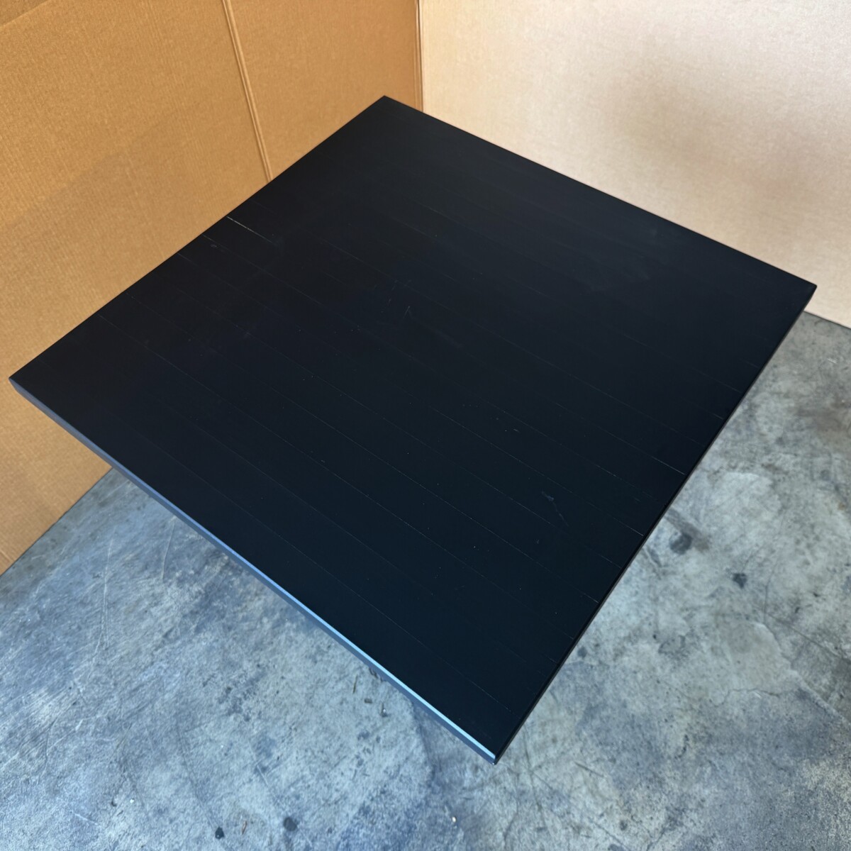 Tafelbladen Zwart Hout 70x70x3 cm