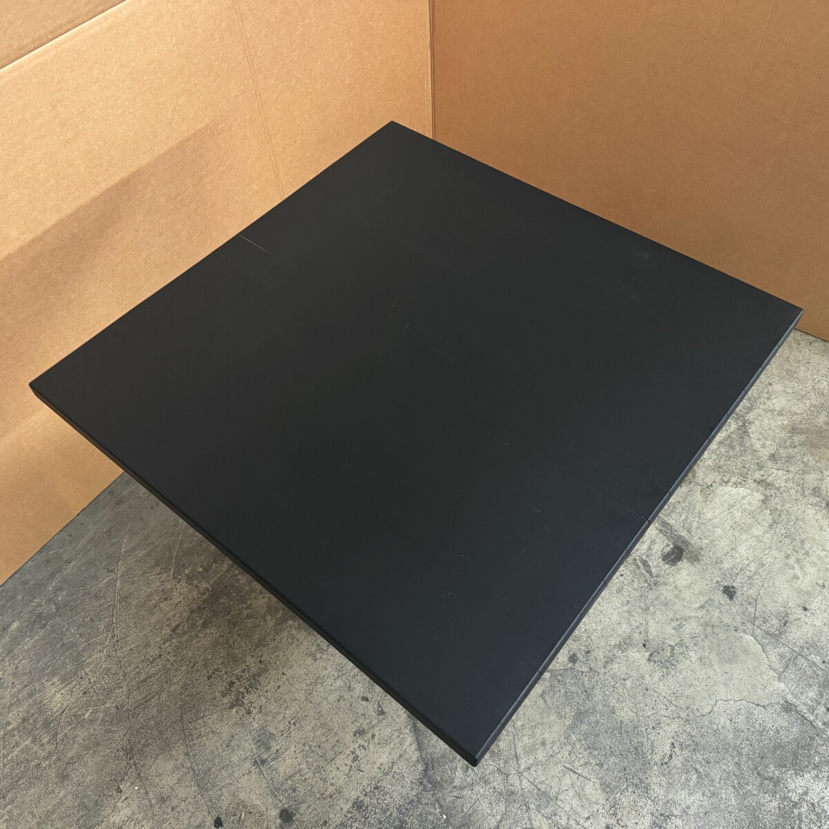 Tafelbladen Zwart Hout 70x70x3 cm - Afbeelding 2