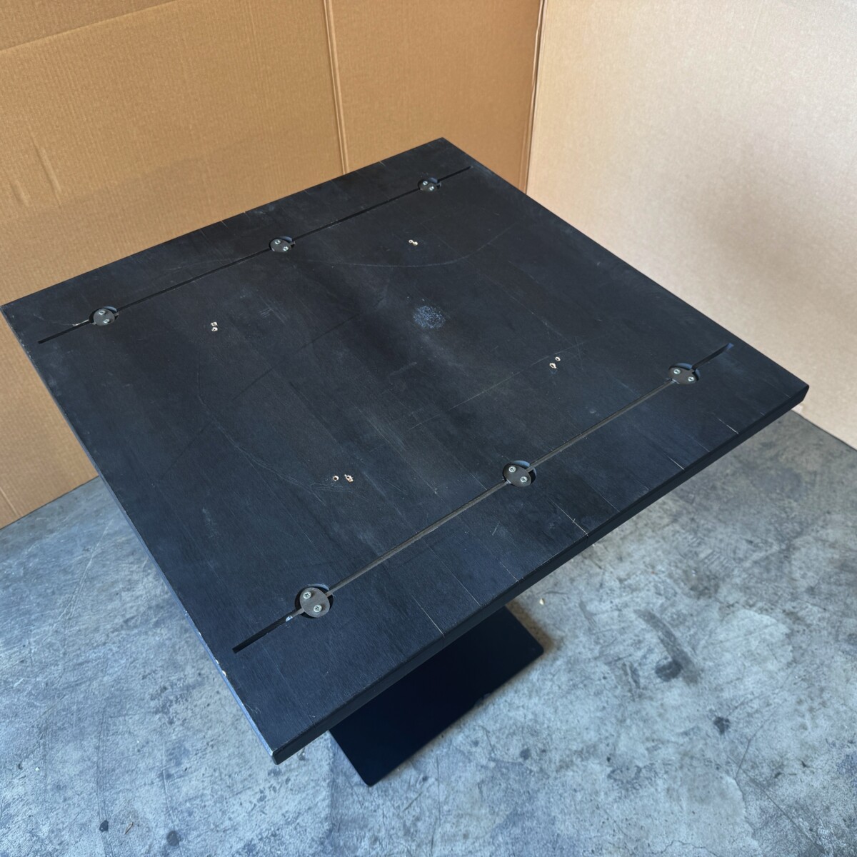 Tafelbladen Zwart Hout 70x70x3 cm - Afbeelding 6
