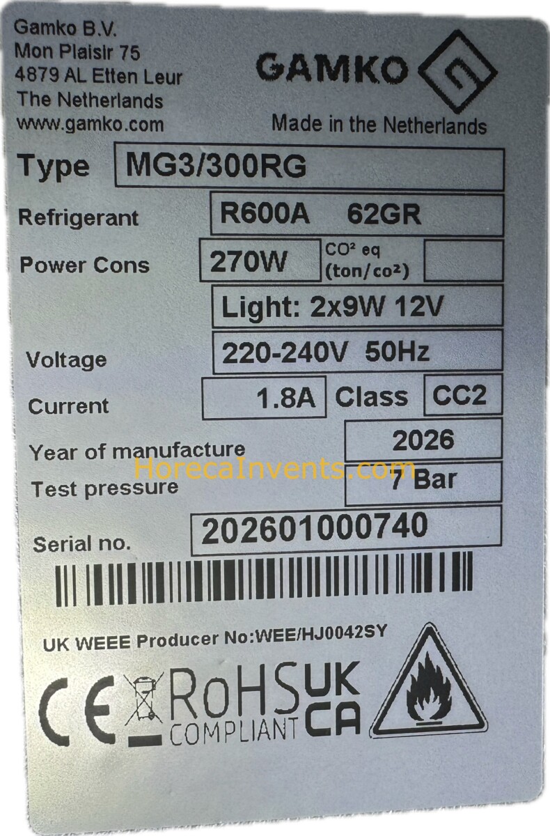 Gamko Maxiglass MG3/300RG ZGAN 2026-01 (GR) - Afbeelding 8